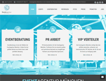 Tablet Screenshot of eventagentur-muenchen.info